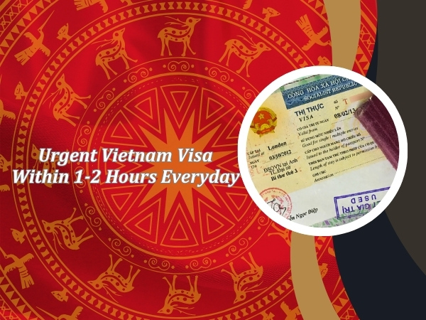 The Vietnam urgent visa lets foreign travelers enter the country quickly
