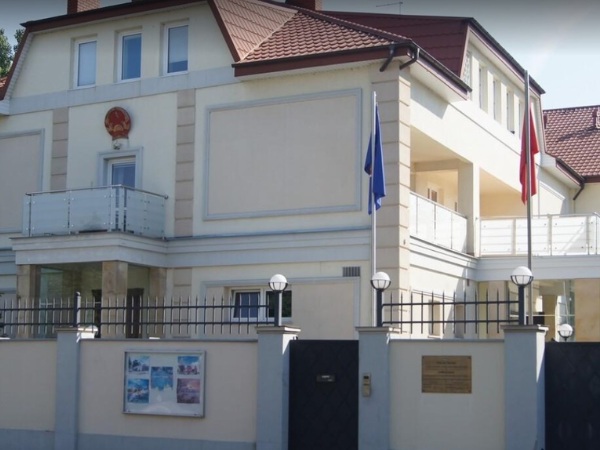 The Embassy of Vietnam in Poland is located at Ul. Resorowa 36, 02-956 Warsaw, Poland