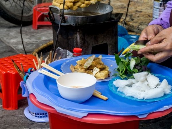 Street food is one of the distinctive features of Vietnam