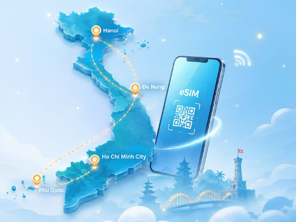 You can purchase a Vietnam SIM card online before your trip