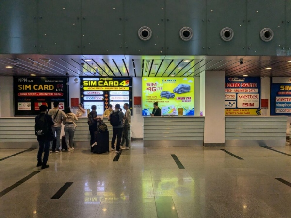 You can buy a Vietnam SIM card at the airport